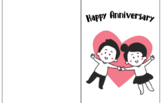 10 Best Free Printable Romantic Anniversary Cards Printablee