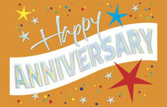 11 Work Anniversary Cards AI PSD Google Docs Apple Pages Free