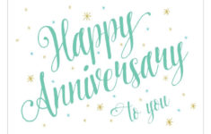 16 Free Anniversary Cards You Can Print