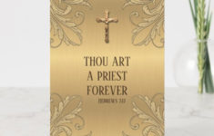 Anniversary Of Priestly Ordination Greeting Card Zazzle