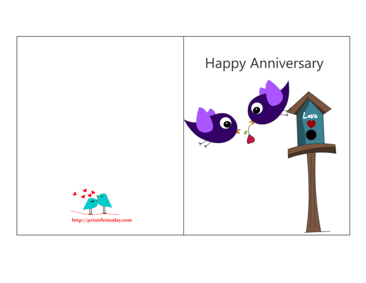 Anniversary Cards Free Online Printable
