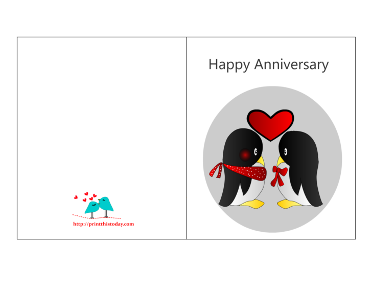 Happy Anniversary Free Cards To Print