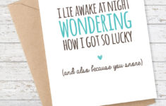 Funny Boyfriend Card Girlfriend Card Husband Snarky Card I Lie