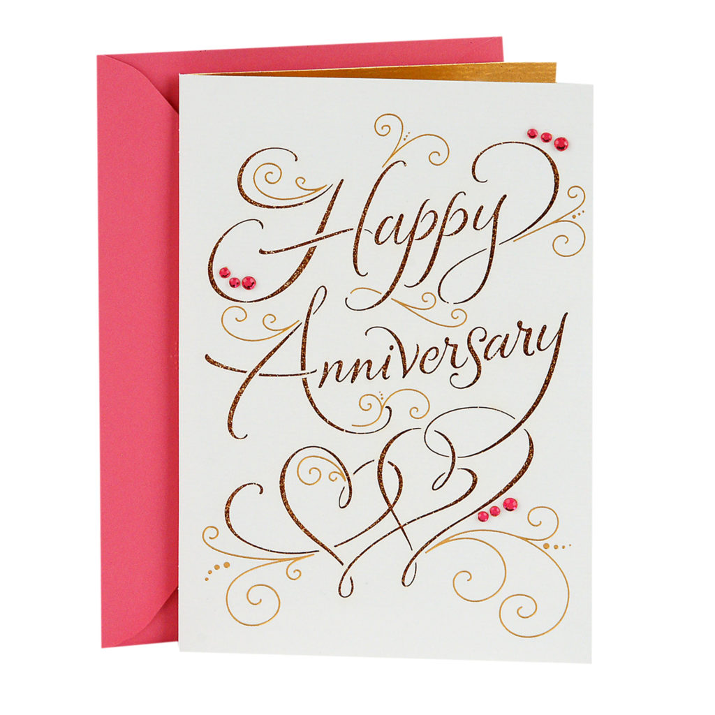 Hallmark Signature Anniversary Card For Couple Happy Anniversary ...