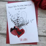 Handmade Wedding Anniversary Card Hearts Handmade Cards Pink Posh