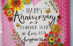 Happy Anniversary Card For Loved Ones Card Wishes For Anniversary