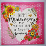 Happy Anniversary Card For Loved Ones Card Wishes For Anniversary