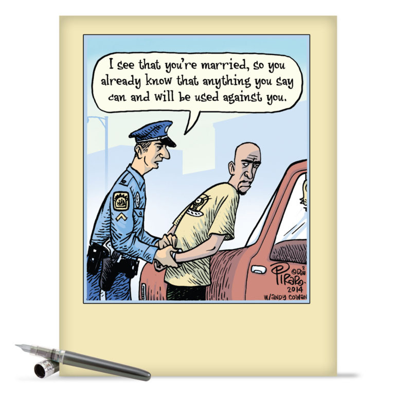 J9774 Jumbo Funny Anniversary Card Married Arrest With Envelope j9774-jumbo-funny-anniversary-card-married-arrest-with-envelope