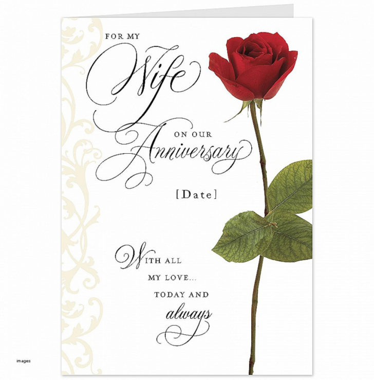 Printable Anniversary Cards For Wife Free