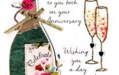 Special Couple Anniversary Greeting Card Second Nature Just To Say