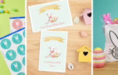 10 Free Easter Templates For Tags, Cards And More | Avery with Free Printable Easter Place Cards Avery