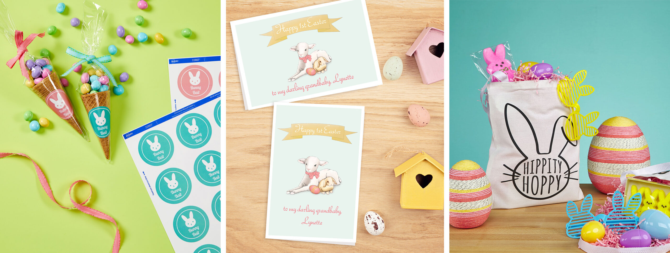 10 Free Easter Templates For Tags, Cards And More | Avery with Free Printable Easter Place Cards Avery