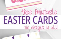 6 Free Printable Easter Cards Every Bunny Will Love | Sunny Day Family pertaining to Free Printable Easter Thank You Cards