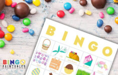 Best Easter Games - Printable Modern Bingo Cards in Free Printable Easter Bingo Cards Candy