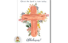 Christian Easter Card Digital Printable Christ The Lord Is Risen pertaining to Printable Easter Cards Christian
