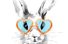 Cute Easter Bunny Blank Greeting Card, Easter Card, Funny Bunny with regard to Easter Cards Funny Printable