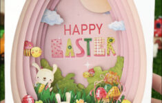 Diy Easter Box #Shorts #Craft #Handmade #Papercraft #Popupcard #Easter  #Easteregg with regard to Free Printable 3D Easter Card