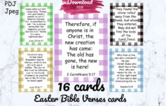 Easter Bible Verse Cards, Easter Christian Cards, Christian pertaining to Printable Easter Verses For Cards