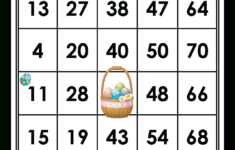 Easter Bingo Cards (Printable) - Activity Connection within Free Printable Easter Bingo Cards With Numbers