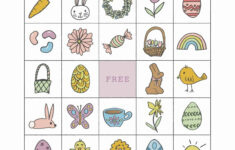 Easter Bingo - Childhood Magic for Printable Easter Bingo Cards For Kids