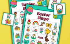 Easter Bingo {Free Printable} within Free Printable Easter Bingo Cards For 3Rd Grade