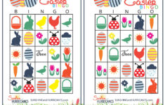 Easter Bingo - Printable Easter Games with regard to Printable Easter Bingo Cards For Kids