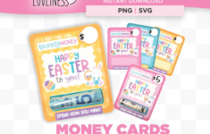 Easter Bunny Money Card Holders - Luvliness throughout Free Printable Easter Money Cards