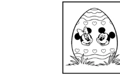 Easter Card Coloring Pages To Print - Free Printable Coloring Pages within Free Printable Mickey Mouse Easter Cards