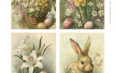 Easter Card Diy: Free Printable Kit! - The Graphics Fairy for 123 Free Printable Easter Cards