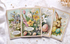 Easter Card Diy: Free Printable Kit! - The Graphics Fairy with Easter Cards 2025 Printable