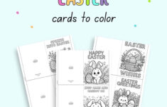 Easter Card Free Printables - The Artisan Life with regard to Free Printable Easter Card Sentiments