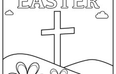 Easter Coloring Pages: 36 Free Printable Pdf Sheets For Kids with Religious Easter Card Templates Free Printable