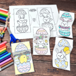 Easter Egg Cards For Diy Coloring Fun For Kids (12 Free) Pertaining To Easter Egg Cards Printable