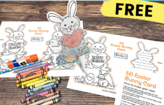 Easter Egg Cards For Diy Coloring Fun For Kids (12 Free) regarding Free Printable Kids to Customize Easter Cards