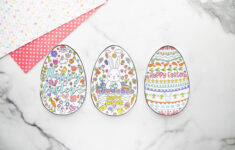 Easter Egg Cards (Free Printables) - The Best Ideas For Kids throughout Free Printable Easter Egg Cards