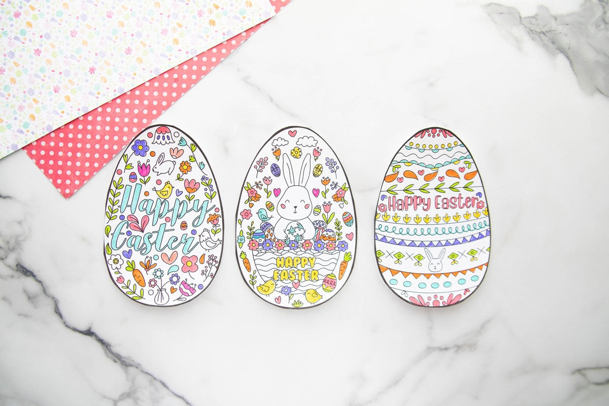 Easter Egg Cards (Free Printables) - The Best Ideas For Kids with regard to Easter Egg Cards Printable