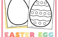 Easter Egg Template - Superstar Worksheets inside Easter Egg Card Printable