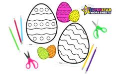 Easter Egg Template - Superstar Worksheets within Easter Egg Card Template Free Printable