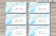 Easter Party Food Labels Template intended for Free Printable Easter Tent Cards