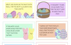 Easter Scavenger Hunt At Home | Signup within Free Printable Easter Egg Hunt Clue Cards