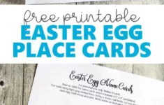 Egg-Cellent Easter Place Cards Printable – Sustain My Craft Habit throughout Free Printable Easter Tent Cards