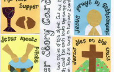 Flame: Creative Children'S Ministry: Easter Story Picture Card pertaining to Easter Story Cards Printable