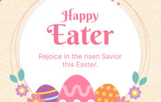 Free Easter Card Template To Edit Online regarding Easter Cards Online Printable