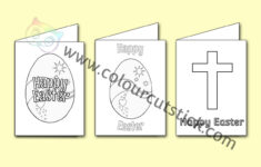 Free Easter Cards Pack (Vertical) - For Children, Kids, Toddlers with regard to Free Printable Religious Easter Cards To Color