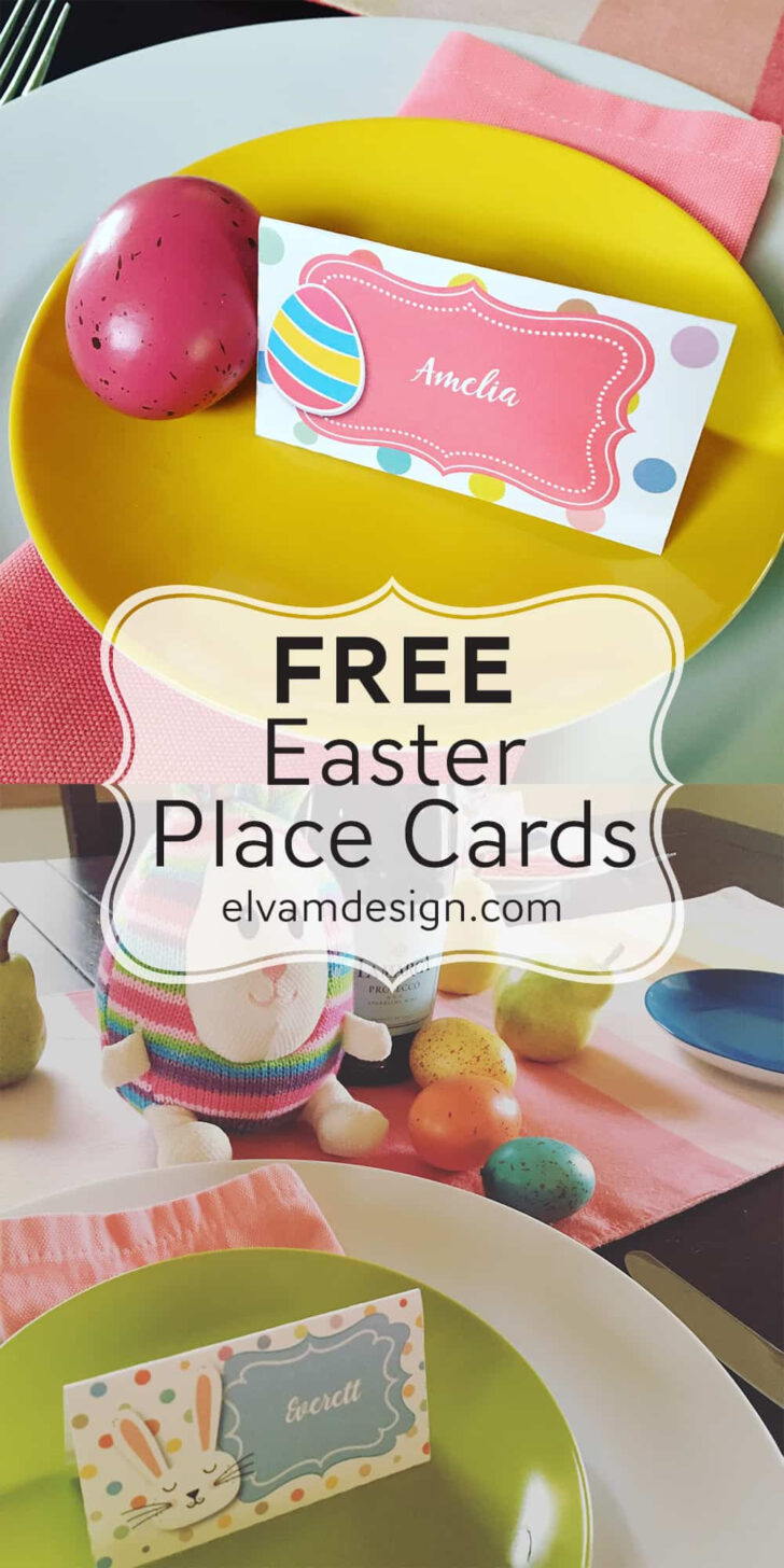 Printable Easter Place Cards