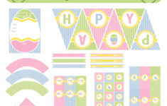 Free Hoppity Hop Easter Party Printables | Catch My Party with regard to Free Printable Easter Tent Cards