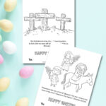 Free Printable Christian Easter Cards For Kids To Color And Share   Pertaining To Free Printable Religious Easter Cards For Kids