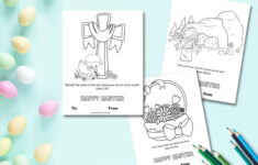 Free Printable Christian Easter Cards For Kids To Color And Share - regarding Free Printable Kids Easter Cards