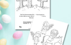 Free Printable Christian Easter Cards For Kids To Color And Share - with regard to Printable Easter Cards Christian