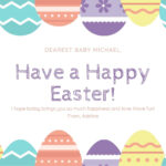Free Printable, Customizable Easter Card Templates | Canva Intended For Free Easter Printables Cards